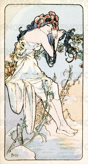 'Summer', 1900. Artist: Alphonse Mucha