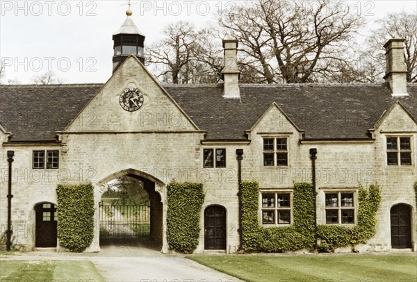 Entrance to the stable block, Annesley Hall, Nottinghamshire, 1994. Artist: SJ Best