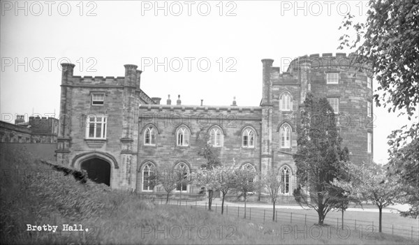 Bretby Hall, Bretby, Derbyshire, mid 20th century. Artist: AW Bourne