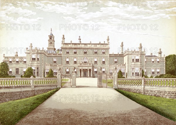 Bulwell Hall, Nottingham, Nottinghamshire, c1868(?). Artist: Unknown