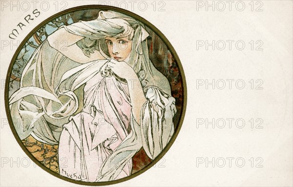 'March', 1900. Artist: Alphonse Mucha