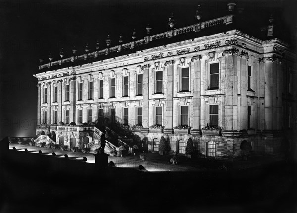 Chatsworth House, Derbyshire, 1939. Artist: JR Board