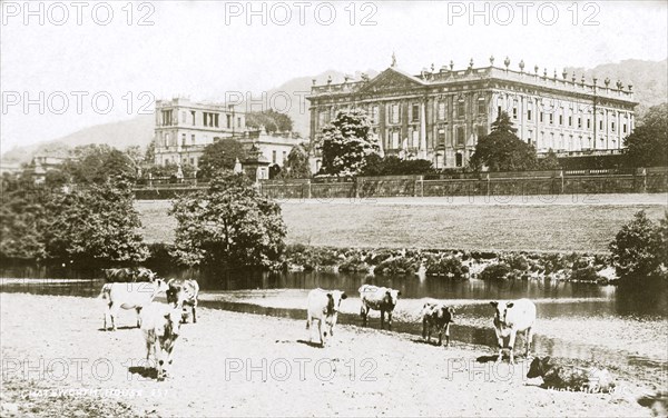 Chatsworth House, Derbyshire, c1916. Artist: Unknown