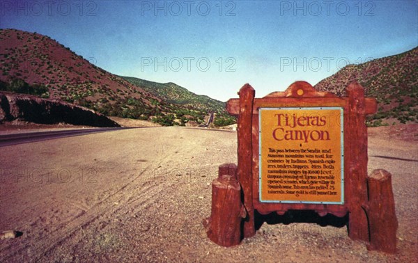 Tijeras Canyon, New Mexico, USA, 1943. Artist: Unknown