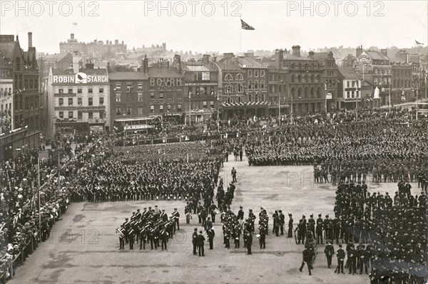 Coronation celebrations, Nottingham, Nottinghamshire, 1911. Artist: Henson & Co