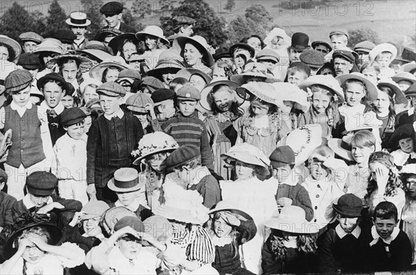 Coronation party, Matlock, Derbyshire, 1911. Artist: Unknown