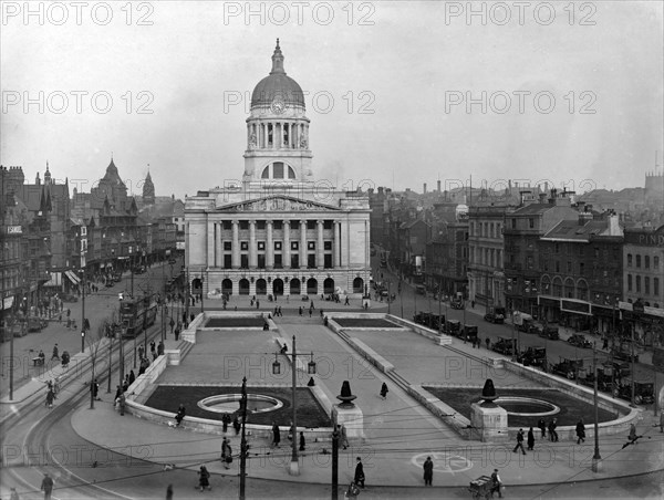 Council House, Nottingham, Nottinghamshire, 1929. Artist: Unknown