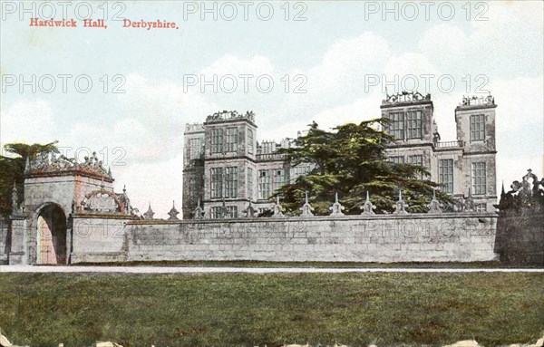 Hardwick Hall, Derbyshire, c1911. Artist: Unknown