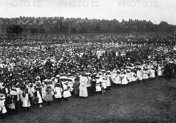 King George V Coronation celebrations, Forest, Nottingham, Nottinghamshire, 1911. Artist: Henson & Co