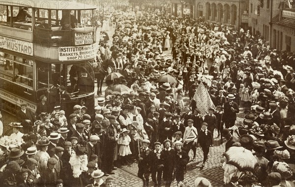 Main Street, Bulwell, Nottingham, Nottinghamshire, c1900-1911. Artist: Unknown