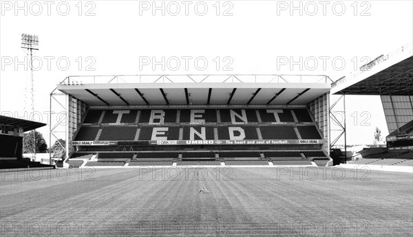 Trent End Stand, the City Ground, Nottingham Forest Football Club stadium, Nottinghamshire, 1995. Artist: Ian Brown