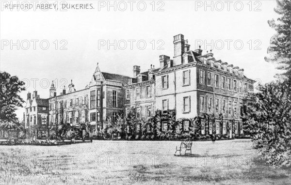 'Rufford Abbey, Dukeries', Nottinghamshire, c1900s. Artist: Unknown