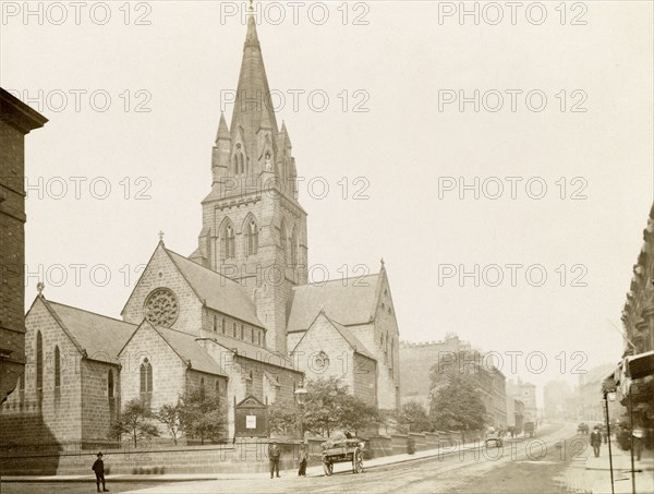 St Barnabas Cathedral, Derby Road, Nottingham, Nottinghamshire, c1870-1880. Artist: Unknown