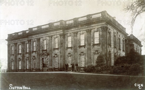 Sutton Scarsdale Hall, near Chesterfield, Derbyshire, pre-unkn1920. Artist: Unknown