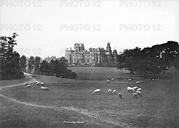 Thoresby Hall, Thoresby, Nottinghamshire, c1900s(?). Artist: Unknown