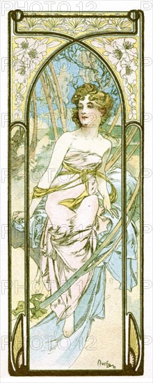 'Brightness of Day', 1899. Artist: Alphonse Mucha