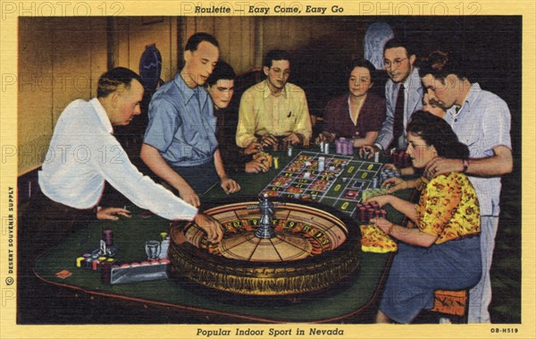 'Roulette - Easy Come, Easy Go', Nevada, USA, 1940. Artist: Unknown