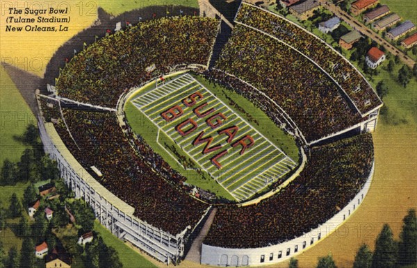 The Sugar Bowl, Tulane Stadium, New Orleans, Louisiana, USA, 1940. Artist: Unknown