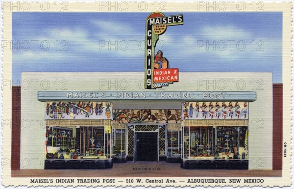 Maisel's Indian Trading Post, Albuquerque, New Mexico, USA, 1940. Artist: Unknown