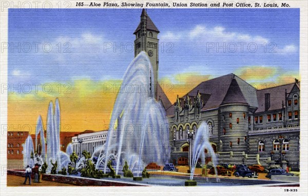 Aloe Plaza, St Louis, Missouri, USA, 1941. Artist: Unknown