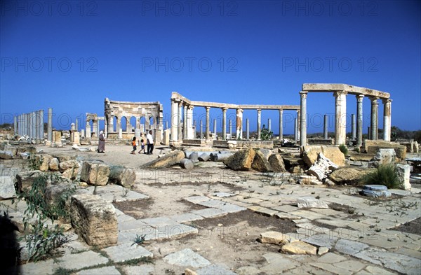 The Market, Leptis Magna, Libya.