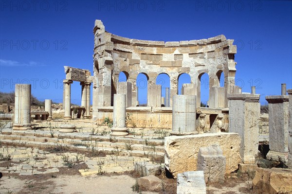 The Market, Leptis Magna, Libya.