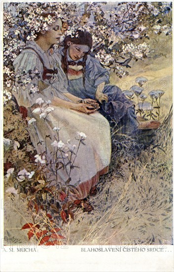 'Blessed are the Pure in Heart For They Shall See God', 1906. Artist: Alphonse Mucha