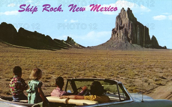 Ship Rock, New Mexico, USA, 1955. Artist: Unknown