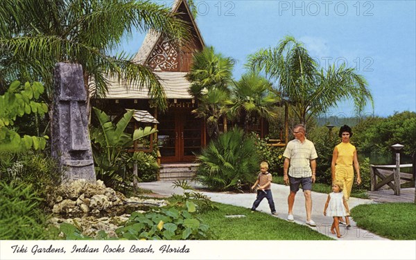 Tiki Gardens, Indian Rocks Beach, Florida, USA, 1965. Artist: Unknown