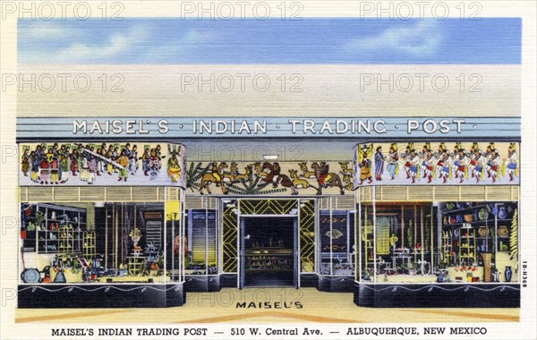 Maisel's Indian Trading Post, Albuquerque, New Mexico, USA, 1941. Artist: Unknown