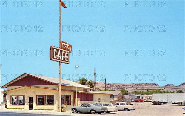 City Cafe, Kingman, Arizona, USA, 1951. Artist: Unknown