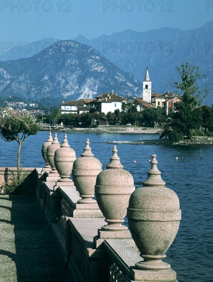 Lake Maggiore, Isola Superior dei Pescatori, Italy.