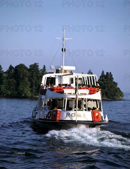 Ferry 'Roma', Lake Maggiore, Italy.