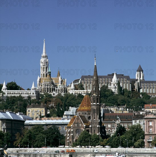 Matthias Church, Hilton Hotel, Budapest, Hungary.