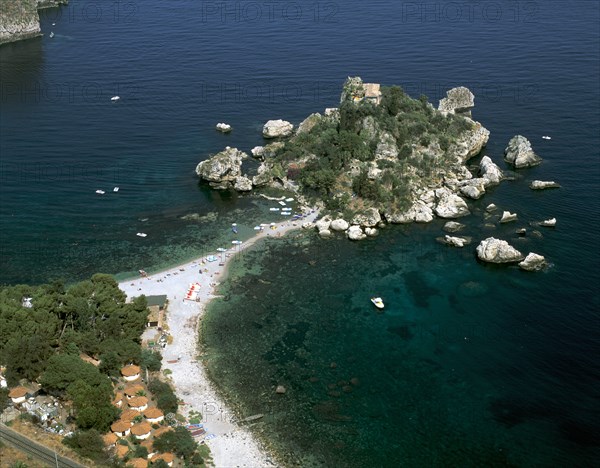 Isola Bella, Taormina, Sicily, Italy.