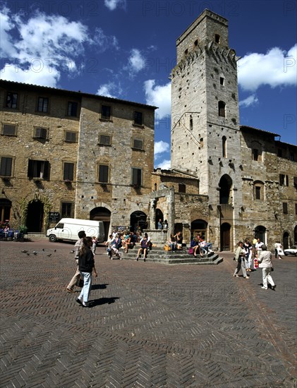 San Gimignano, Tuscany, Italy.