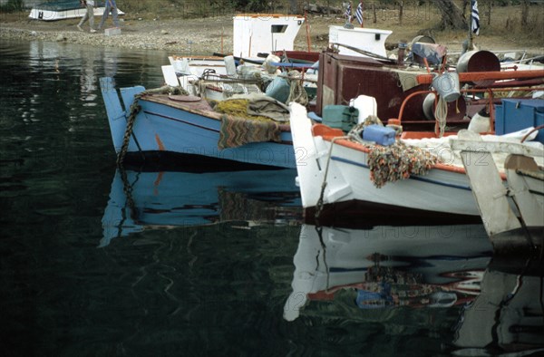 Harbour, Meganisi, near Levkas, Greece.