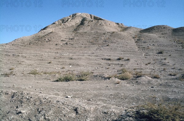 Great Ziggurat, Calah (Nimrud), Iraq, 1977.