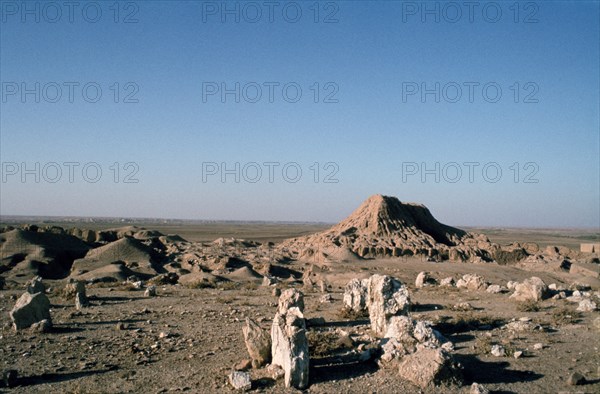 Ziggurat, Ashur, Iraq, 1977.