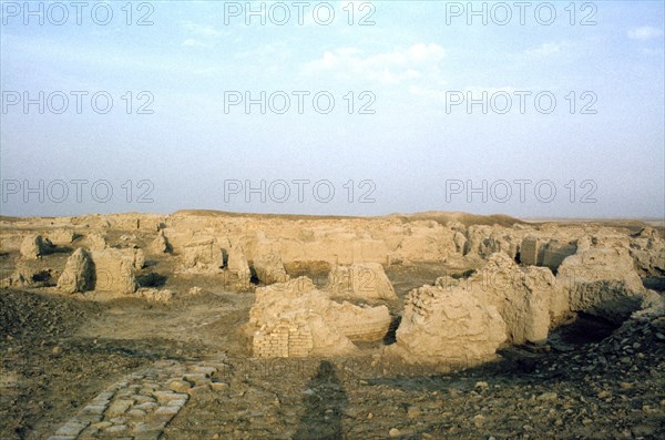 Residential area, Ur, Iraq, 1977.