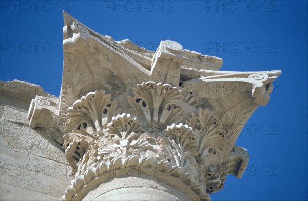 Acanthus capital, Temple of the Sun, Hatra (Al-Hadr), Iraq, 1977.