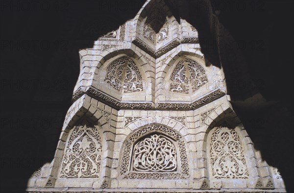 Muqarnas (stalactite vault), Abbasid Palace, Baghdad, Iraq, 1977.