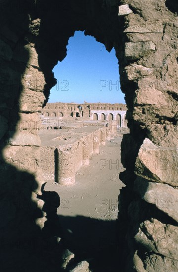 Fortress of Al Ukhaidir, Iraq, 1977.