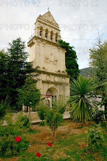 Monastery of Agios Gerasimos, Kefalonia, Greece.