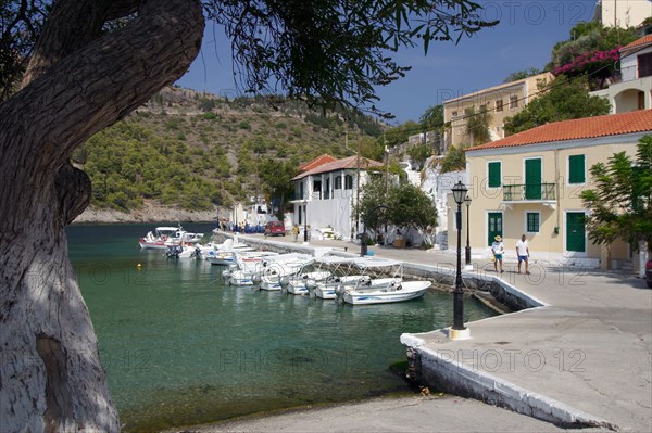 Harbour, Assos, Kefalonia, Greece.