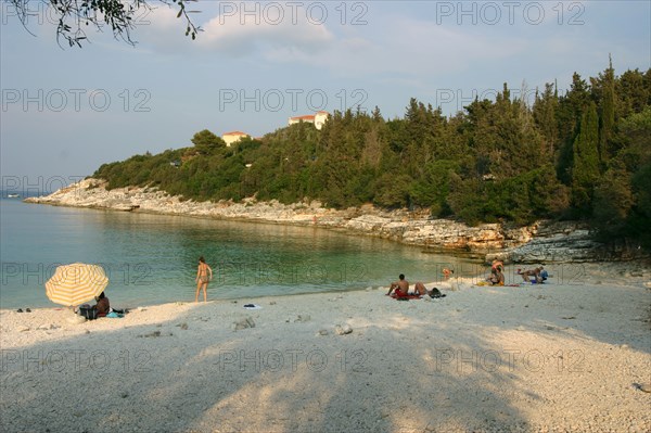 Dafnoudi Beach near Fiscardo, Kefalonia, Greece.