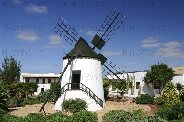 Windmill, Antigua, Fuerteventura, Canary Islands.