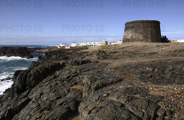 Tower, El Cotillo, Fuerteventura, Canary Islands.