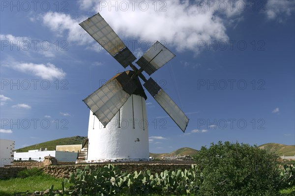 Windmill, Fuerteventura, Canary Islands.