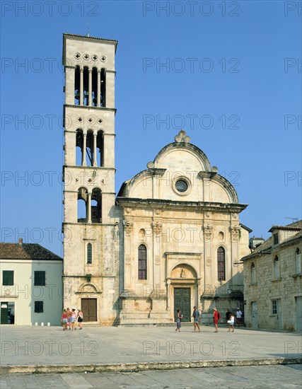 Hvar cathedral, Croatia.